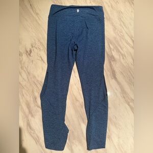 Free People Movement Halo Cutout Leggings Women's Small Blue Yoga Activewear